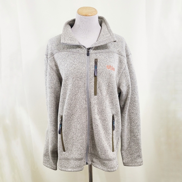 Stio Other - STIO Mens Wilcox fleece jacket light gray